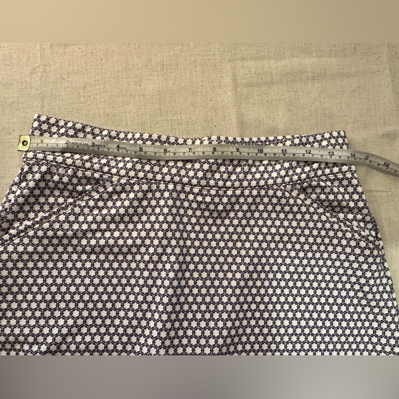 Peter Millar Cream, Brown and Teal Patterned Athletic Skirt. Size XS - Picture 11 of 12